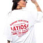 Tshirt Local White Red